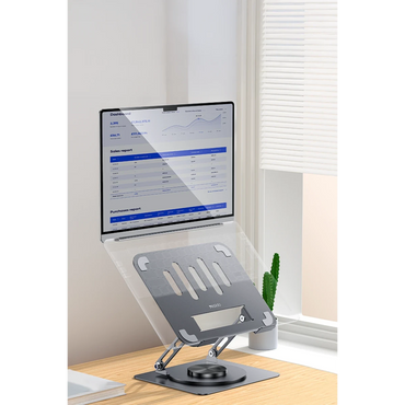 Yesido LP08 360 Derece Ayarlanabilir Masaüstü Laptop Standı - Gri
