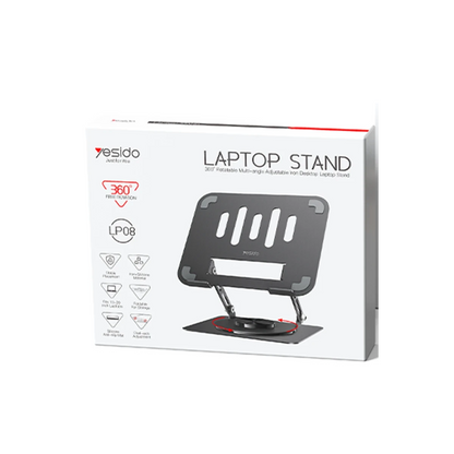 Yesido LP08 360 Derece Ayarlanabilir Masaüstü Laptop Standı - Gri