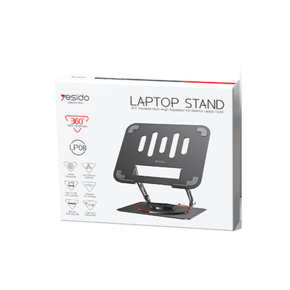 Yesido LP08 360 Derece Ayarlanabilir Masaüstü Laptop Standı