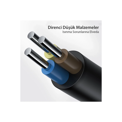 Yesido MC08 10in1 6 Adet Usb ve 4 Adet Priz Dönüştürücü 1.8M - Siyah