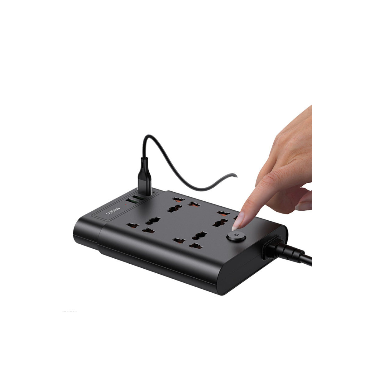 Yesido MC08 10in1 6 Adet Usb ve 4 Adet Priz Dönüştürücü 1.8M