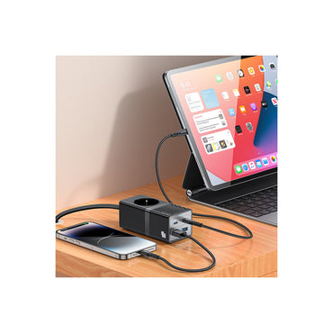 Yesido MC35 2500W 1.5M Ekstra 2 Adet 18W USB ve 2 Adet 20W Type-C Çıkışlı Priz Uzatıcı