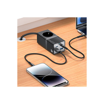 Yesido MC36 2500W 1.5M Ekstra 2 Adet 18W USB ve 2 Adet 45W Type-C Çıkışlı Priz Uzatıcı
