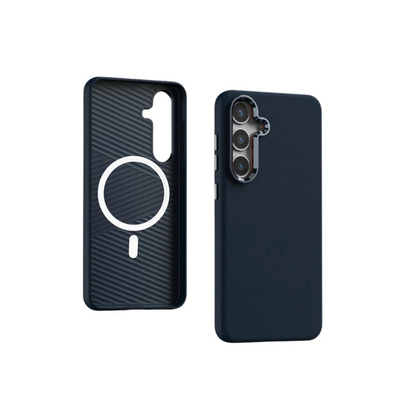 Yesido Samsung Galaxy S24 PC09 Elegance Deri Magsafe Kapak - Lacivert