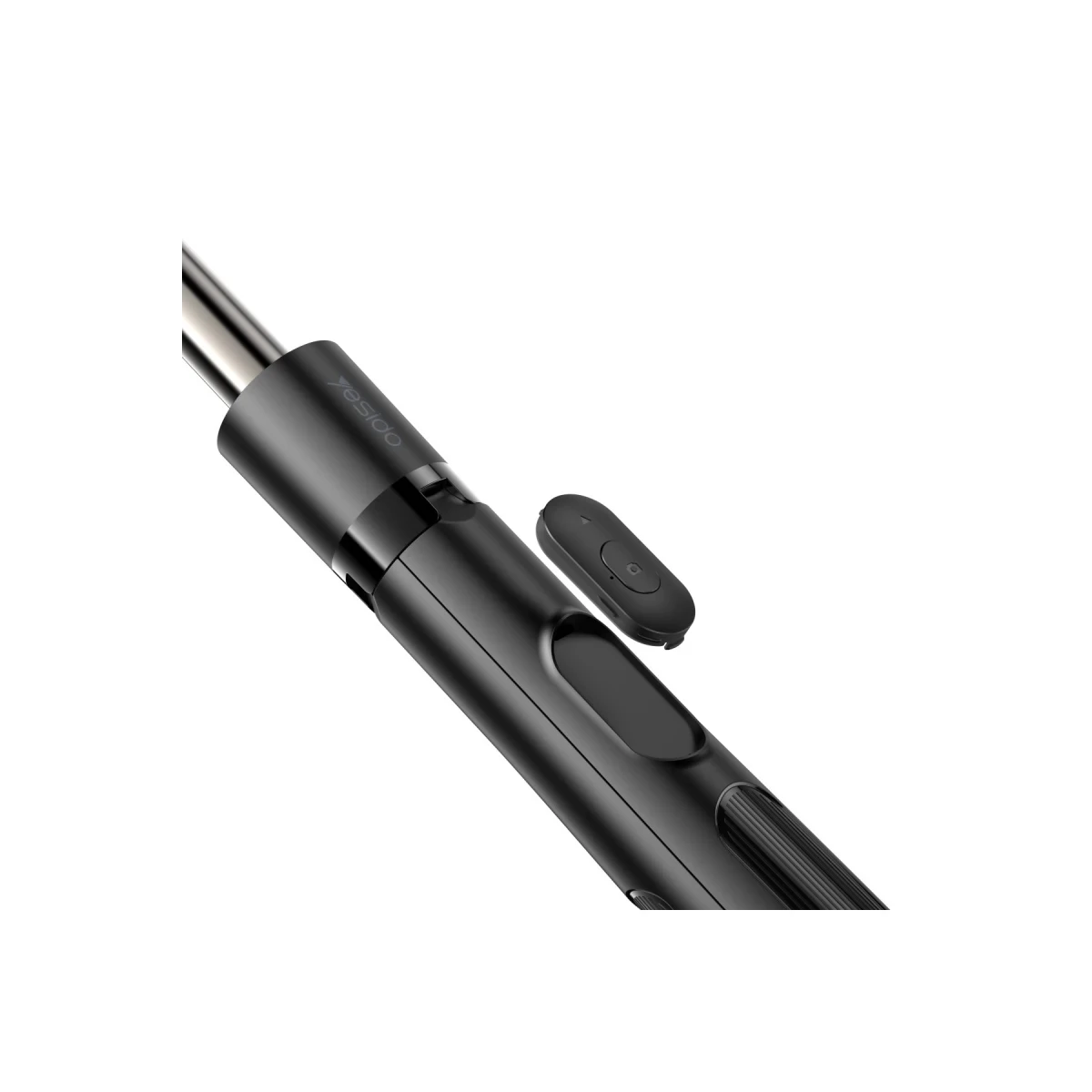 Yesido SF13 360 Derece Bluetooth Kontrollü 158cm Selfie Çubuğu - Siyah