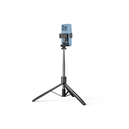Yesido SF13 360 Derece Bluetooth Kontrollü 158cm Selfie Çubuğu - Siyah