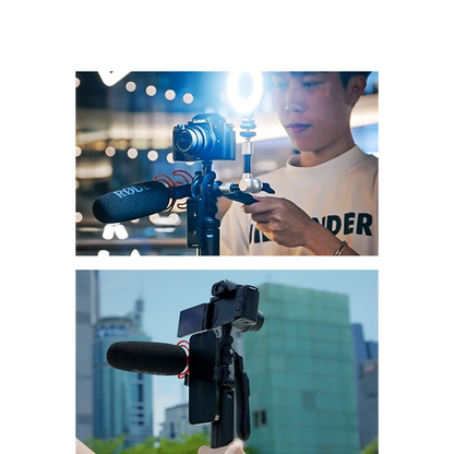 Yesido SF17 360 Derece Bluetooth 5.0 Kontrollü 2M Tripodlu Selfie Gimbal - Siyah