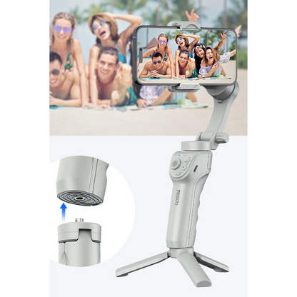 Yesido SF18 360 Derece Otomatik Yüz Takipli Tripodlu BT 5.0 Selfie Gimbal - Gri