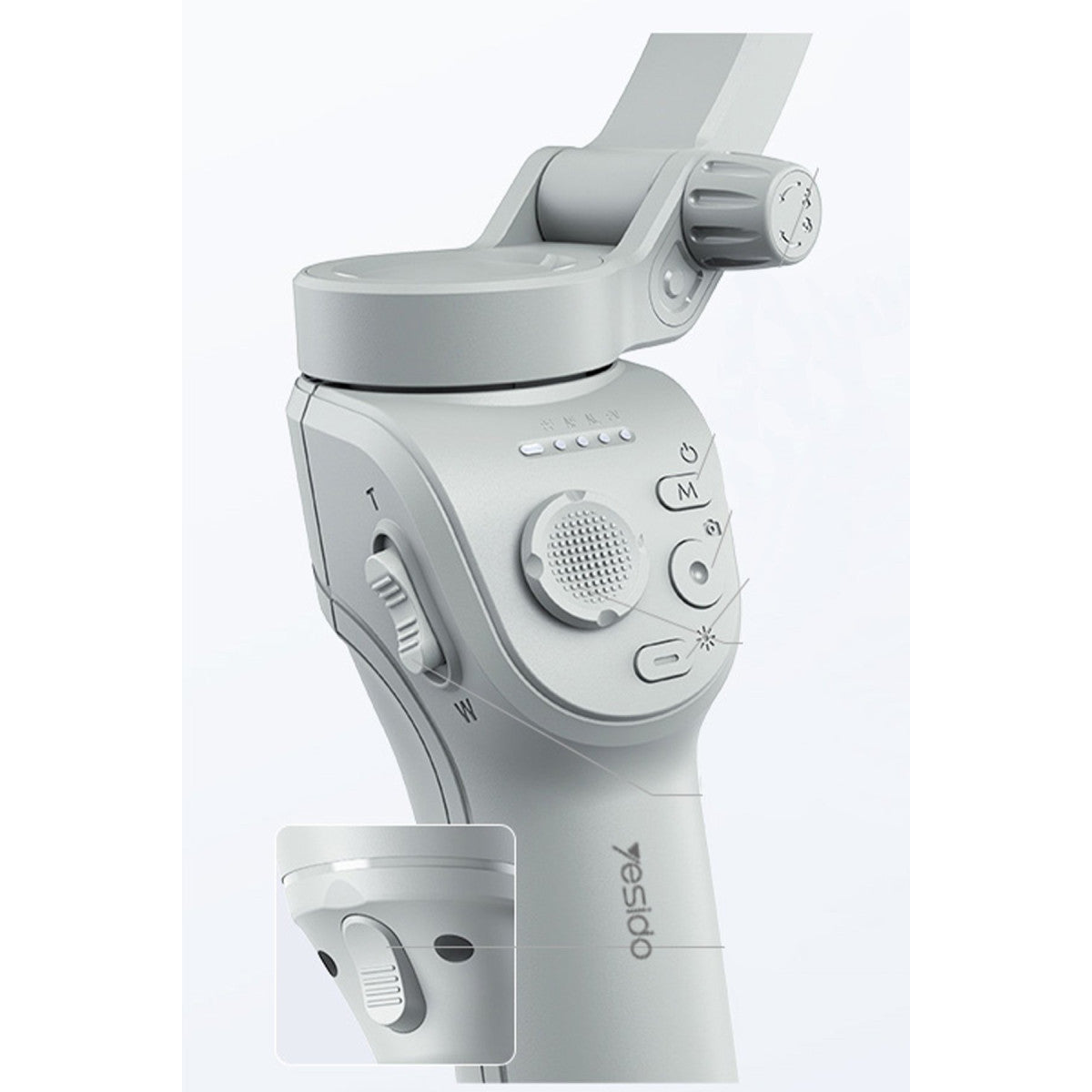 Yesido SF18 360 Derece Otomatik Yüz Takipli Tripodlu BT 5.0 Selfie Gimbal