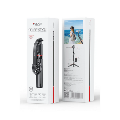 Yesido SF19 360 Derece Bluetooth 4.2 Kontrollü Magsafe Özellikli Selfie Gimbal - Siyah