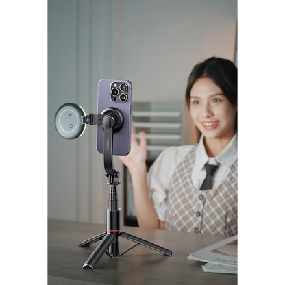 Yesido SF19 360 Derece Bluetooth 4.2 Kontrollü Magsafe Özellikli Selfie Gimbal - Siyah