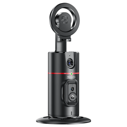 Yesido SF20 360 Derece Yapay Zeka Yüz Takipli Tripodlu Selfie Gimbal - Siyah
