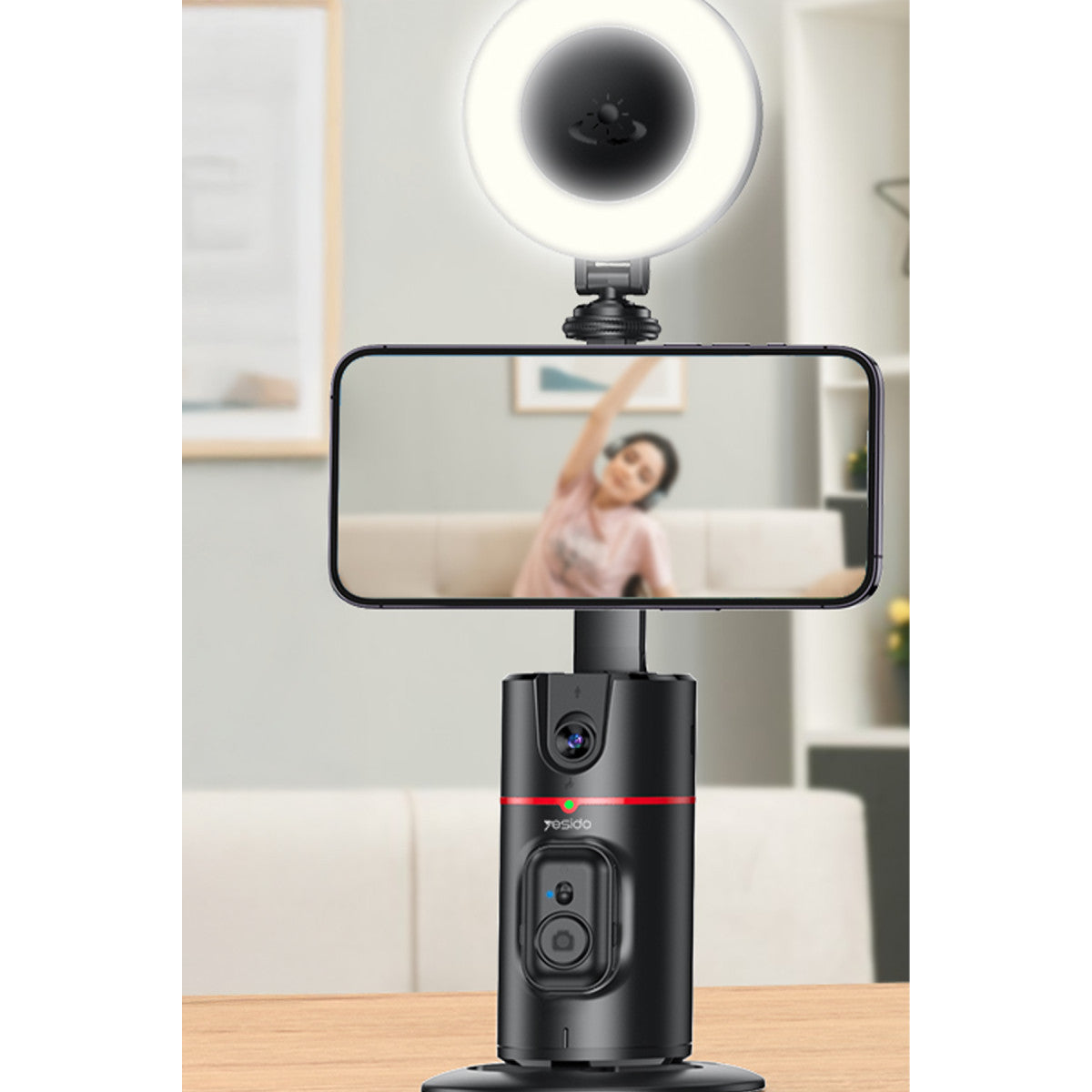 Yesido SF20 360 Derece Yapay Zeka Yüz Takipli Tripodlu Selfie Gimbal