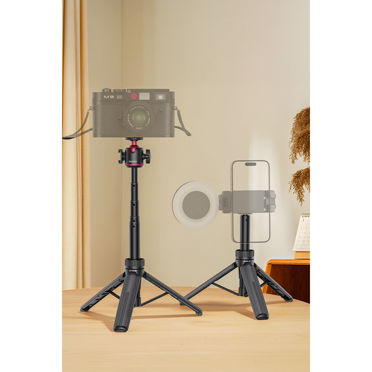 Yesido SF26 65cm 360 Derece Ayarlanabilir Canlı Yayın Tripod Telefon Tutucu