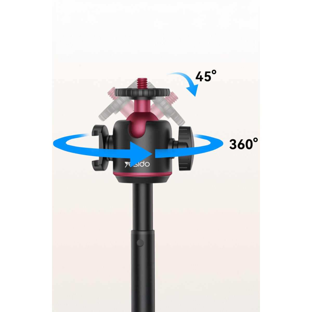 Yesido SF26 65cm 360 Derece Ayarlanabilir Canlı Yayın Tripod Telefon Tutucu