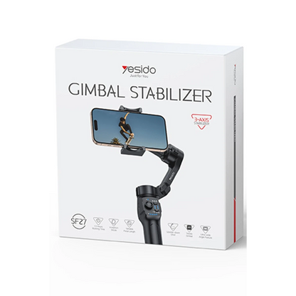 Yesido SF27 360 Derece Ayarlanabilir Tripodlu BT Selfie Gimbal - Siyah