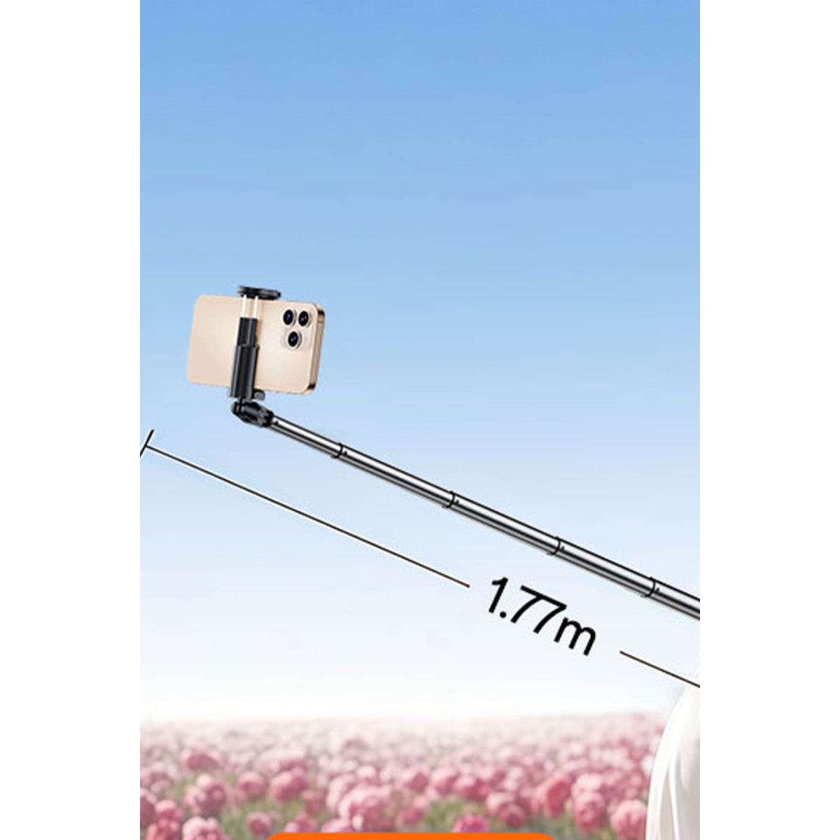 Yesido SF30 Düşmeye Karşı Mekanizmalı BT 5.2 Tripodlu Selfie Çubuğu