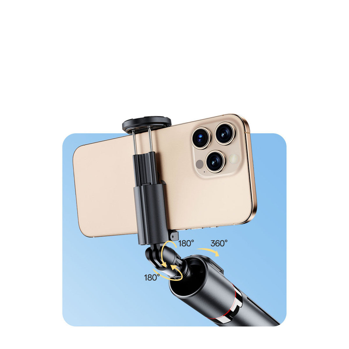 Yesido SF30 Düşmeye Karşı Mekanizmalı BT 5.2 Tripodlu Selfie Çubuğu