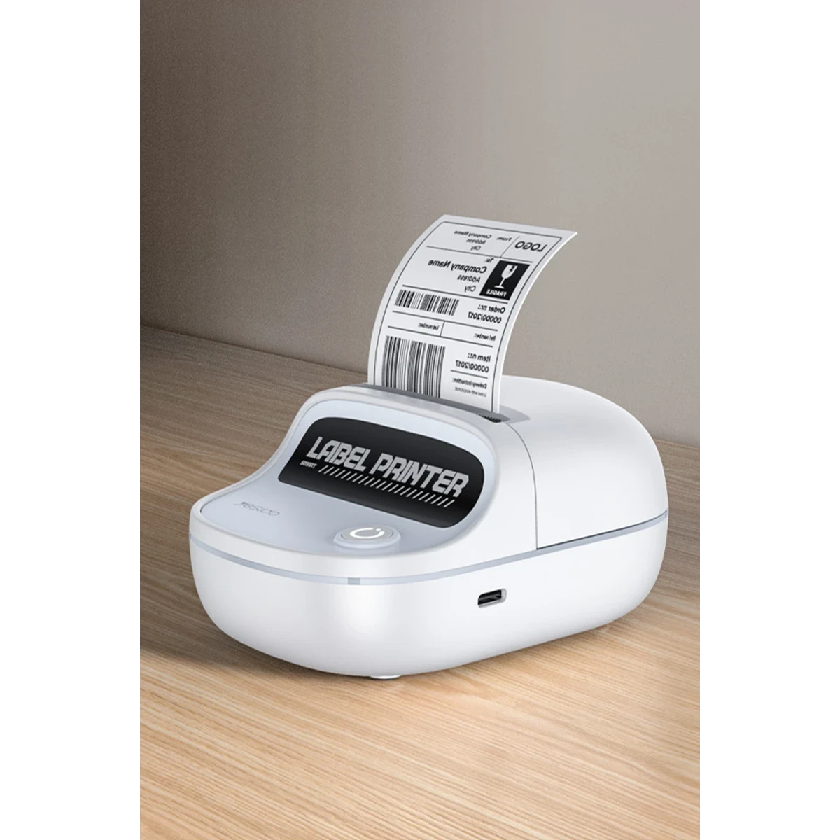 Yesido SP10 Bluetooth Destekli Taşınabilir Termal Etiket ve Barkod Yazıcı - Siyah