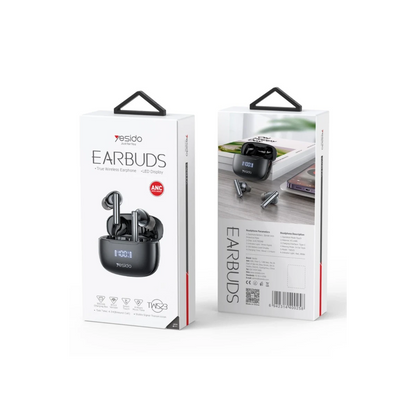 Yesido TWS23 Kablosuz Airpods Kulaklık - Siyah
