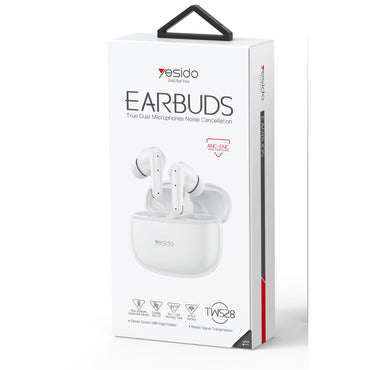Yesido TWS28 Aktif Gürültü Engelleyici Özellikli BT 5.3 Kablosuz Airpods Kulaklık