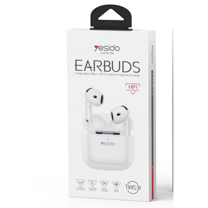Yesido TWS31 BT 5.4 Kablosuz Airpods Kulaklık - Beyaz