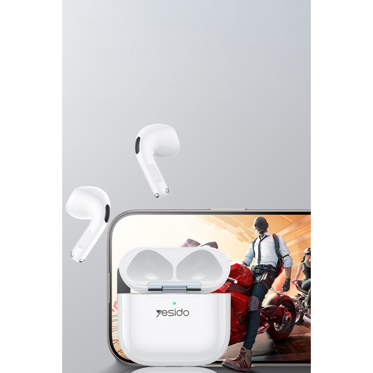 Yesido TWS32 BT 5.4 Aktif Gürültü Engelleyici Özellikli Kablosuz Airpods Kulaklık