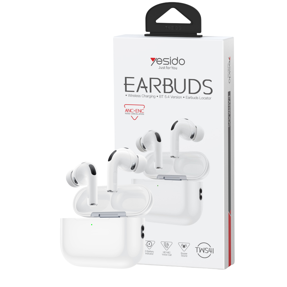 Yesido TWS41 Bluetooth 5.4 Aktif Gürültü Engelleme Özellikli TWS Kablosuz Kulaklık