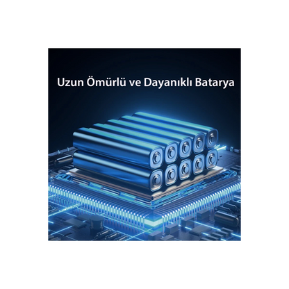 Yesido VC04 Çok Fonksiyonlu Dijital Göstergeli 4.000 mAh Bataryalı Kablosuz Hava Kompresörü - Siyah