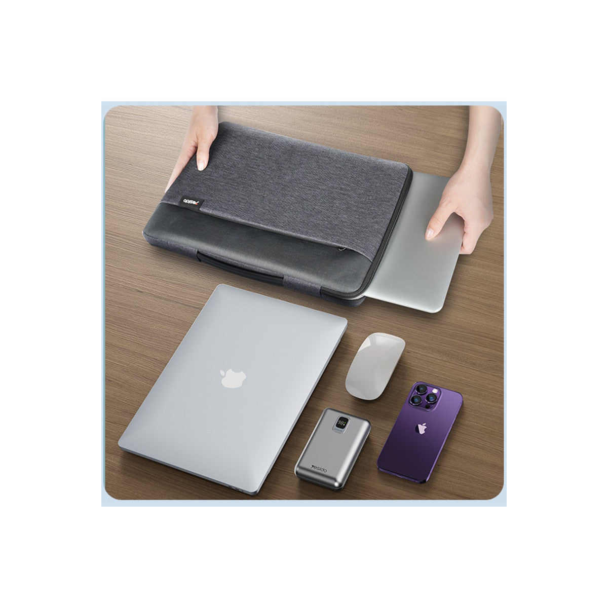 Yesido WB29 Polyester 600D Kumaşlı 14 inç Laptop Çantası