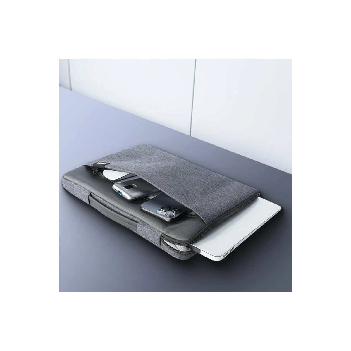 Yesido WB30 Polyester 600D Kumaşlı 16 inç Laptop Çantası - Gri