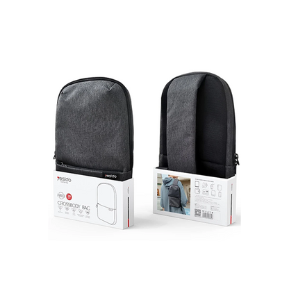 Yesido WB33 Polyester 600D Kumaşlı 7 inç Sırt Çantası - Gri
