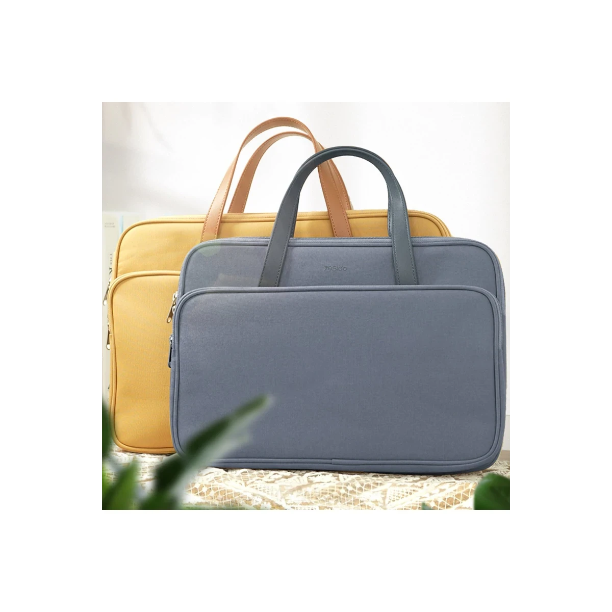 Yesido WB36 Fjallraven 600D Kumaşlı 14 inç Laptop Çantası - Sarı