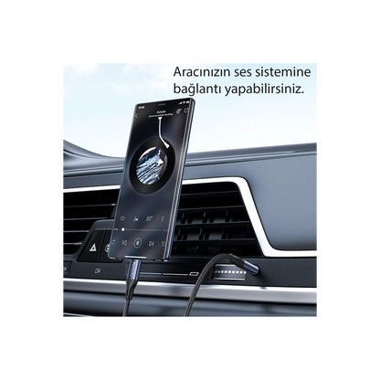 Yesido YAU36 Type-C to Aux Kablo 1M - Siyah