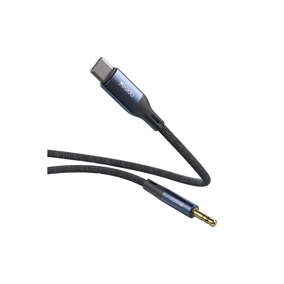 Yesido YAU36 Type-C to Aux Kablo 1M - Siyah