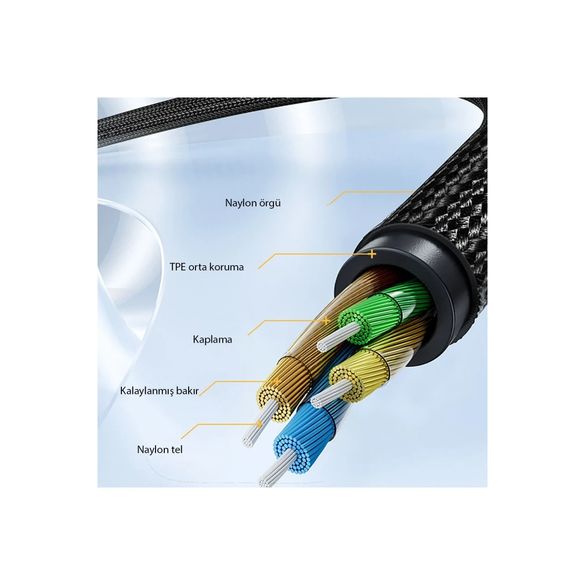 Yesido YAU37 Lightning to Aux Dönüştürücü - Siyah