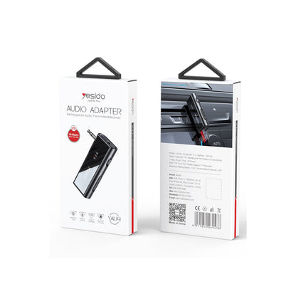 Yesido YAU41 3.5mm Aux Çıkışlı Mikrofonlu Bluetooth Araç Kiti