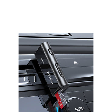 Yesido YAU41 3.5mm Aux Çıkışlı Mikrofonlu Bluetooth Araç Kiti