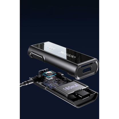 Yesido YAU41 3.5mm Aux Çıkışlı Mikrofonlu Bluetooth Araç Kiti