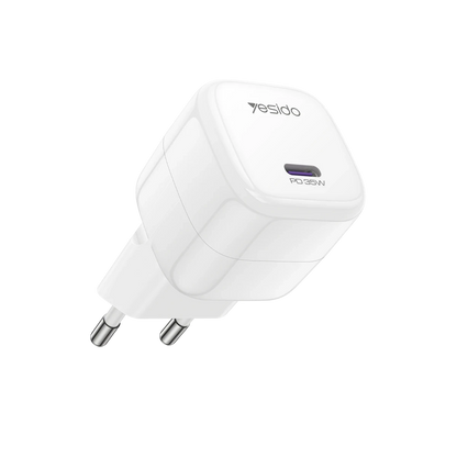 Yesido YC103 35W Type-C Çıkışlı PD Hızlı Şarj Cihazı - Beyaz