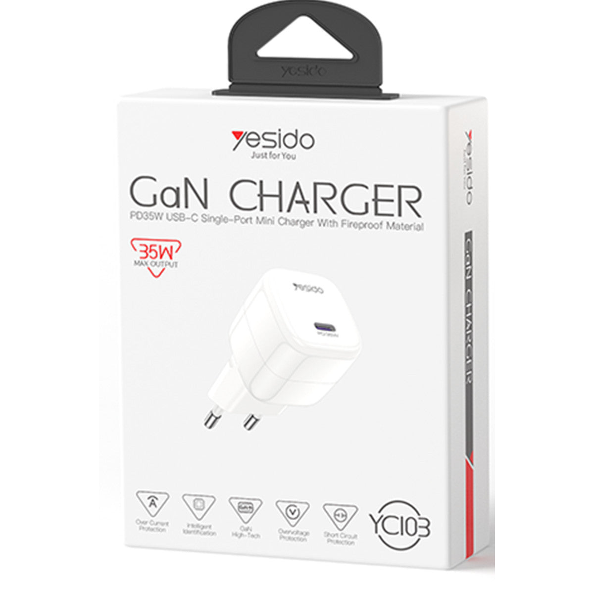 Yesido YC103 35W Type-C Çıkışlı PD Hızlı Şarj Cihazı