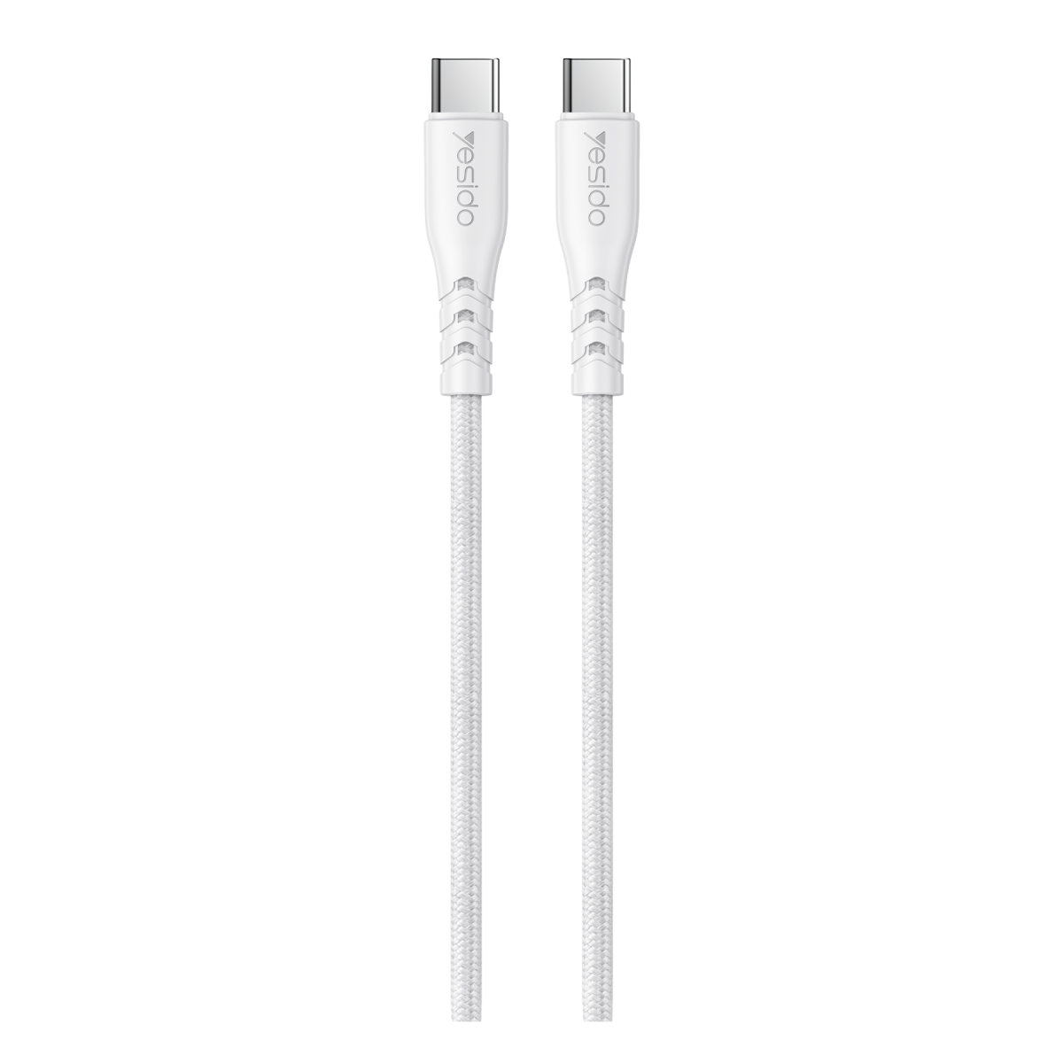 Yesido YC110 45W USB-A ve Type-C Çıkışlı 1M Type-C to Type-C Kablolu PD Hızlı Şarj Cihazı