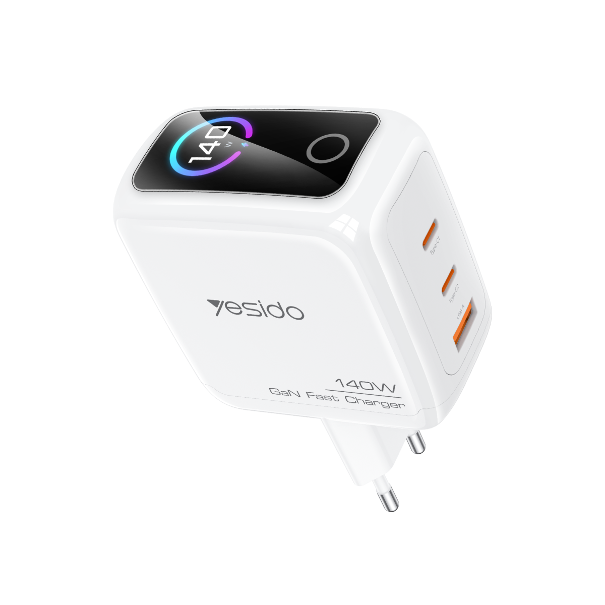 Yesido YC114 140W Dijital Ekranlı PD Hızlı Şarj Aleti