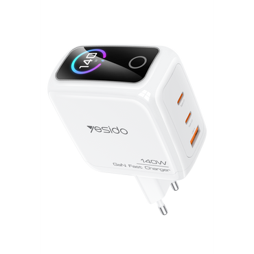 Yesido YC114 140W Dijital Ekranlı PD Hızlı Şarj Aleti