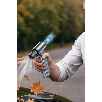 Yesido YF19 Dijital Göstergeli 130.000 RPM Brushless Motorlu 10.000Pa Vakum ve Güçlü Üfleme Özellikli 8000mAh Çift Bataryalı Hava Kompresörü - Siyah