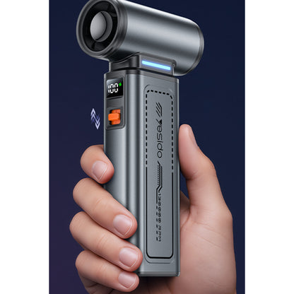 Yesido YF19 Dijital Göstergeli 130.000 RPM Brushless Motorlu 10.000Pa Vakum ve Güçlü Üfleme Özellikli 8000mAh Çift Bataryalı Hava Kompresörü