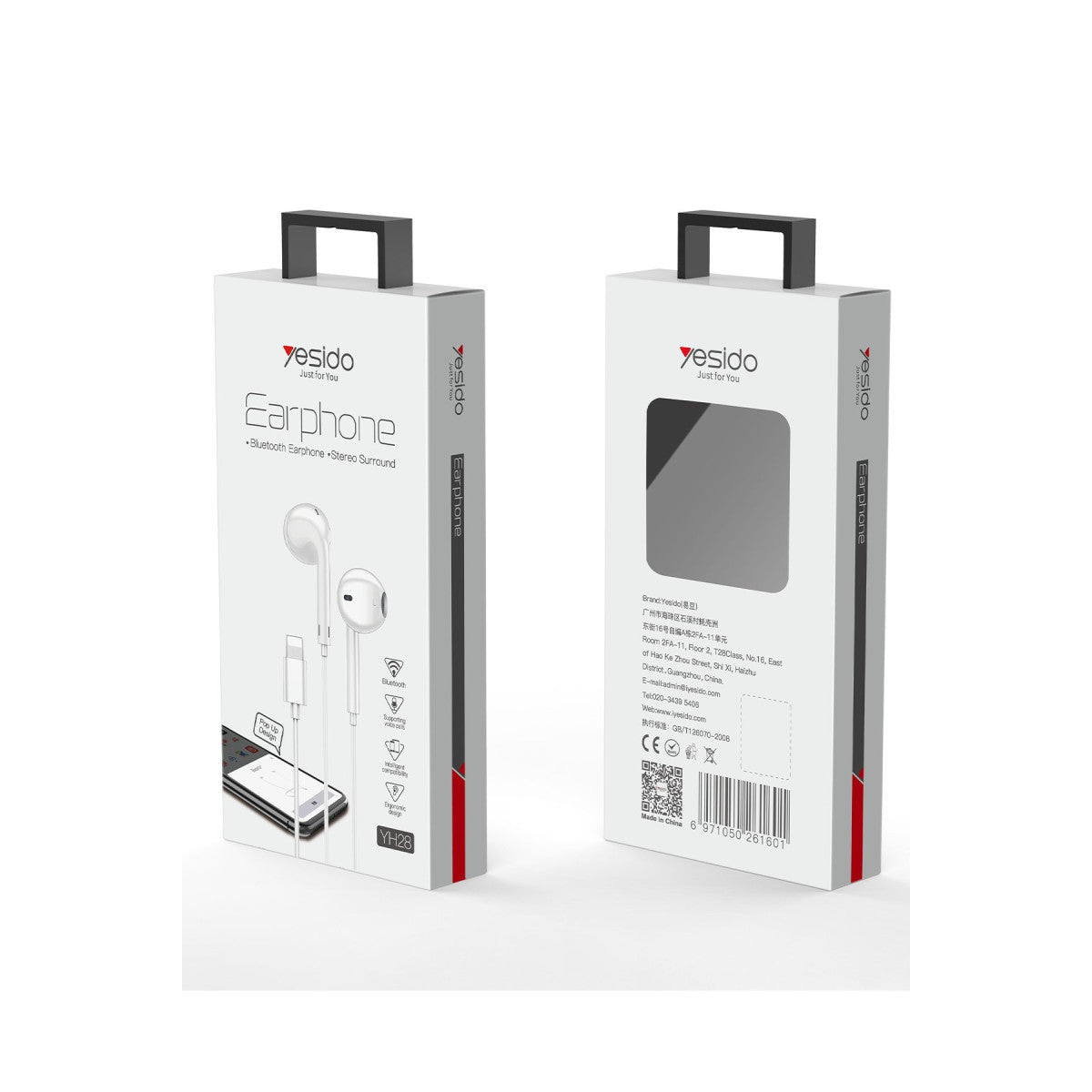 Yesido YH28 Lightning Bluetooth Kablolu Kulaklık