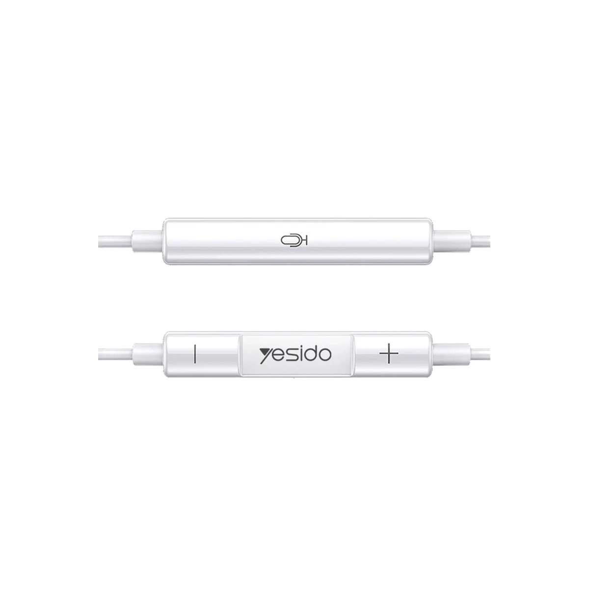 Yesido YH34 1.2M Yüksek Baslı Lightning Bluetooth Kablolu Kulaklık - Beyaz