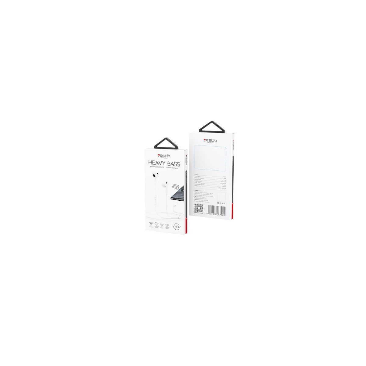 Yesido YH37 1.2M Lightning Bluetooth Kablolu Kulaklık
