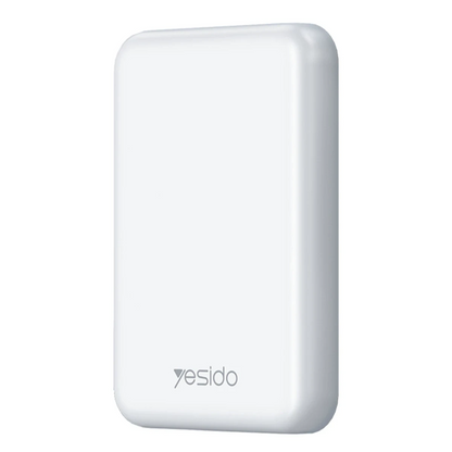 Yesido YP29 5.000 mAh Kablosuz Şarjlı Magsafe Powerbank - Beyaz
